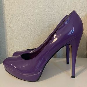 Bright purple pumps, sz 11